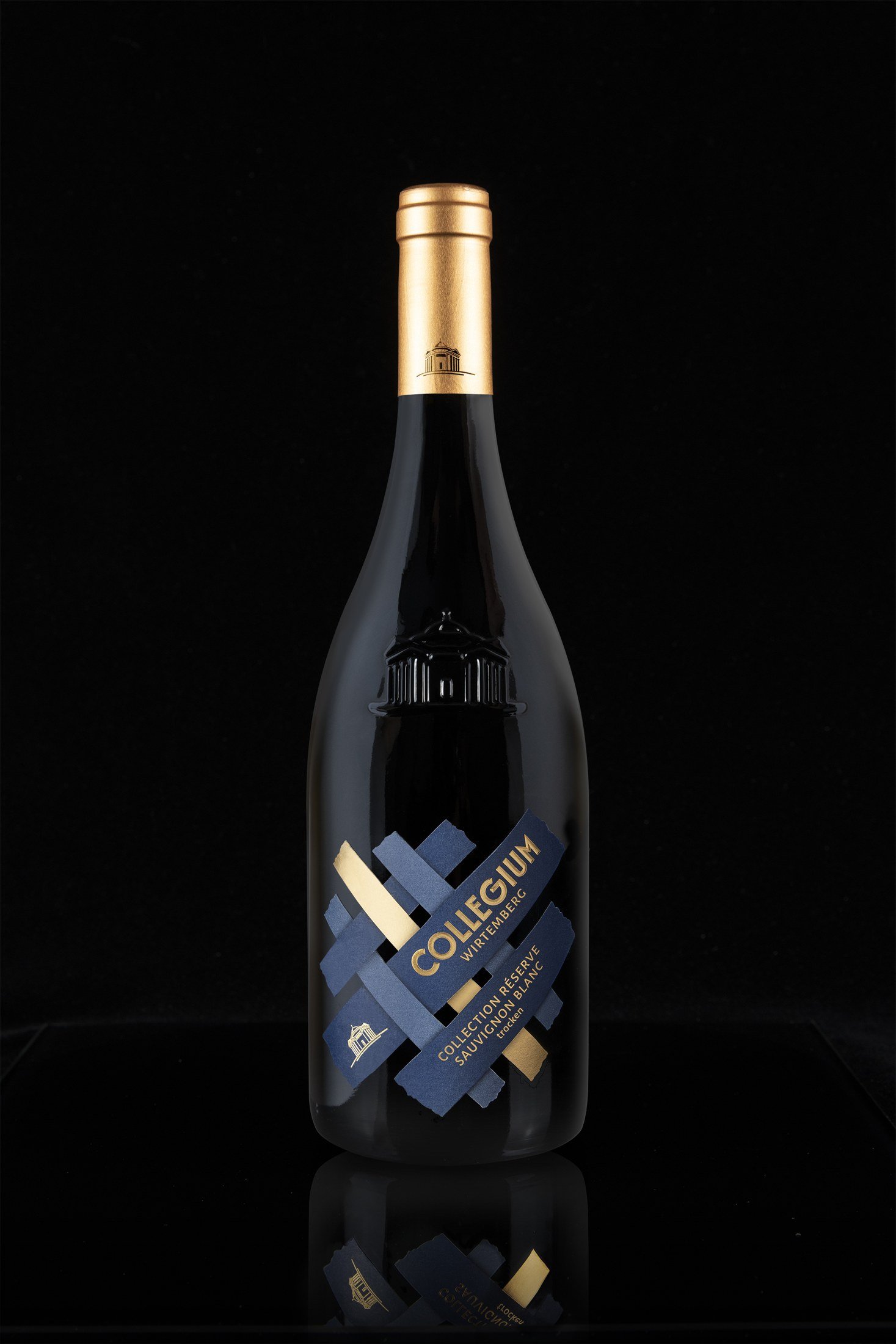 Stehende Collegium-Wirtemberg-Flasche